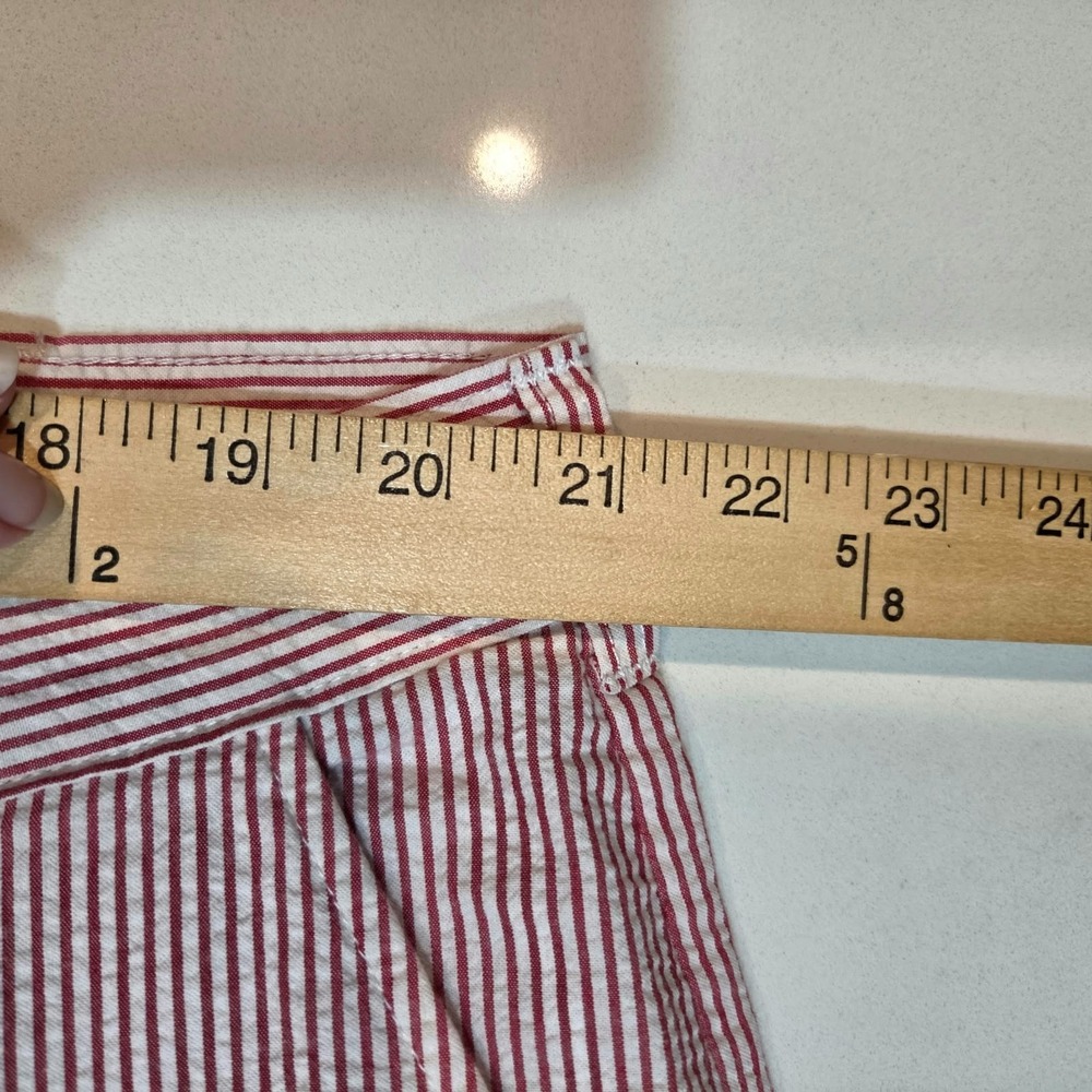 Bills Khakis Parker Seersucker Red Stripe Pants Mens 42 Made In USA Standard Fit - Picture 10 of 13